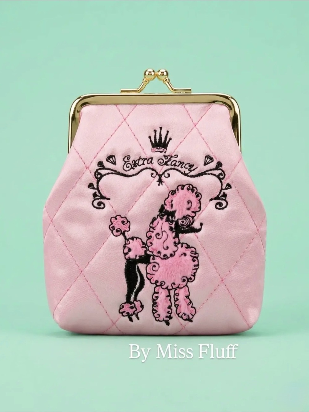 Miss Fluff Snooty Poodle Society Coin Purse RARE